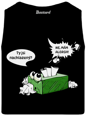 Mám alergii pánské tílko Black