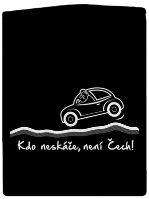 Kdo neskáče dámská mikina na zip Black