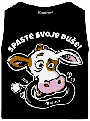 Spaste svoje duše pánské tílko Black