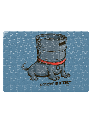 Štěně puzzle White