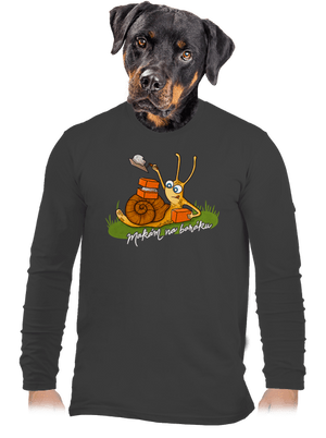 Makám na baráku pánské dlouhý rukáv Dark Grey