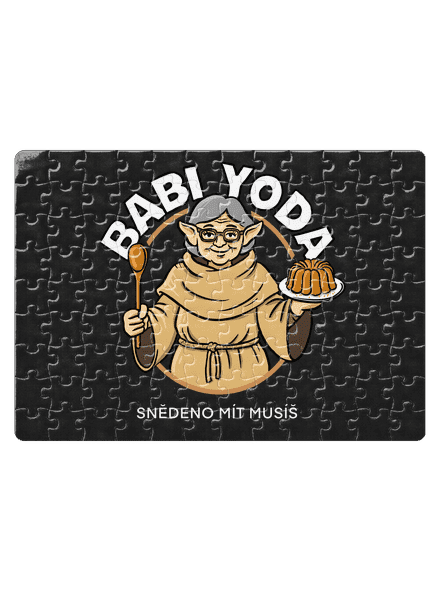 Babi Yoda puzzle White