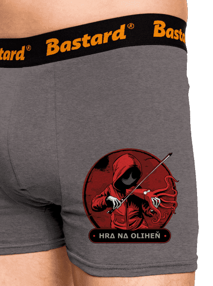 Hra na oliheň boxerky Gray Melange