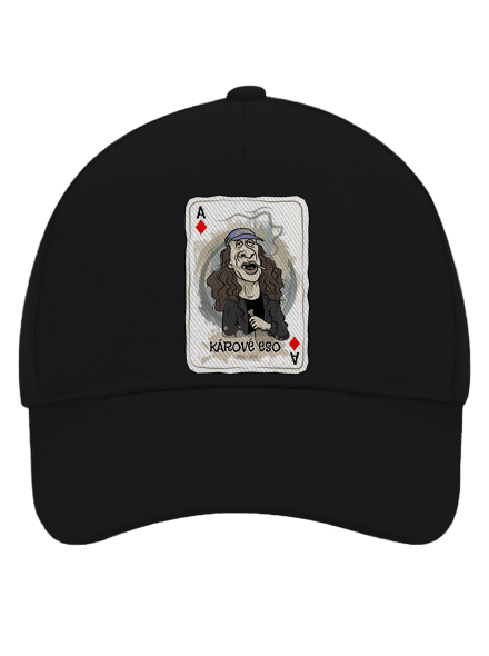 Kárové eso Jirky Káry kšiltovka baseballka Black