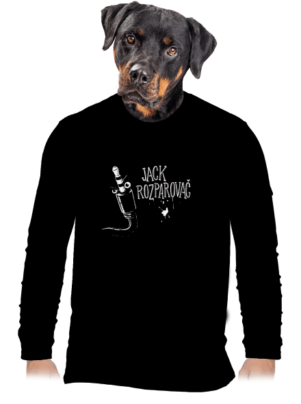 Jack Rozparovač pánské dlouhý rukáv Black