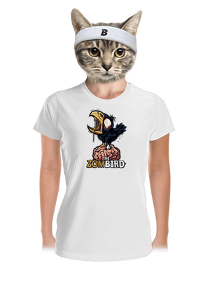 Zombird dámské sportovní tričko White