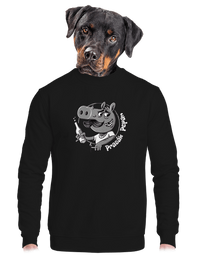 unisex mikina bez kapuce