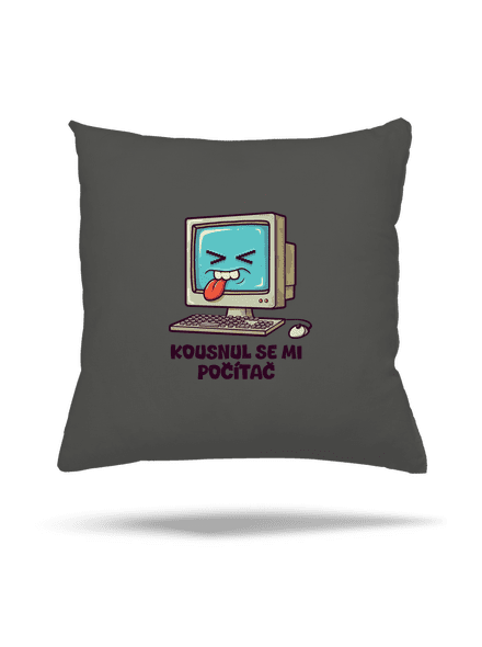 Kousnul se mi počítač polštář Gray Pol