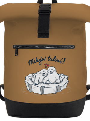 Miluju tulení batoh Caramel
