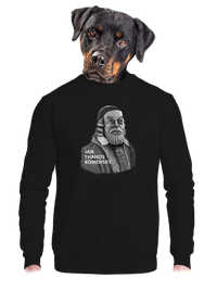 unisex mikina bez kapuce