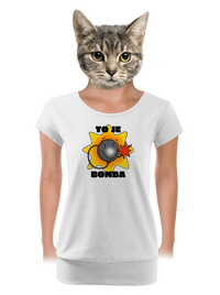 dámské tričko s lemem