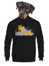 unisex mikina bez kapuce