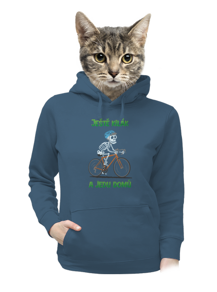 Ještě kilák dámská mikina klokanka Denim