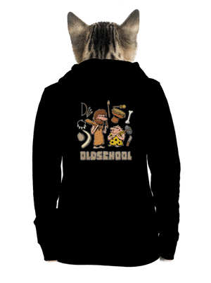 Oldschool dámská mikina na zip Black