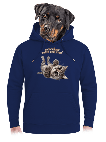 Ještě pohlazení unisex mikina premium Navy