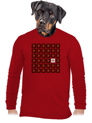 Pexeso pánské dlouhý rukáv Red