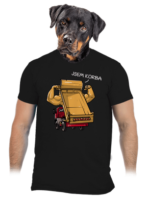 Korba pánské tričko Black