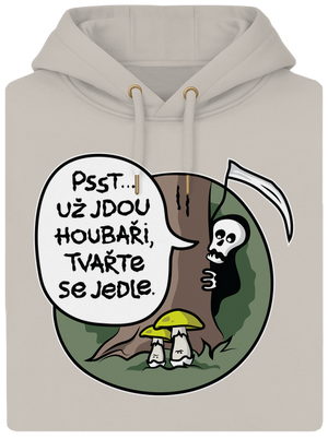 Muchomůrky zelené unisex mikina premium Pastel Macchiato