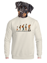 unisex mikina bez kapuce