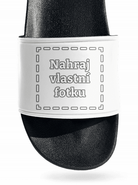 Vlastní potisk pantofle White