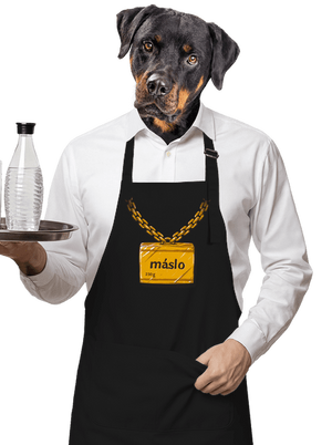 Máslo zástěra Black