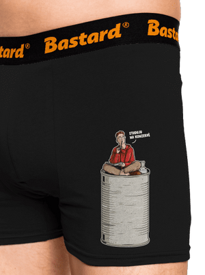 Konzerva boxerky Black