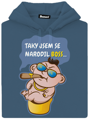 Boss dámská mikina klokanka Denim