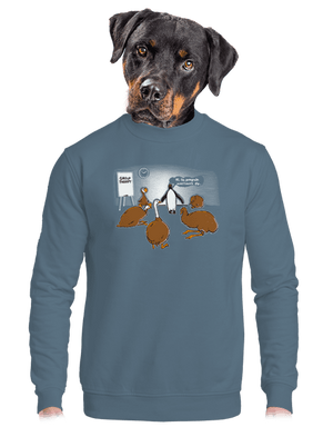 unisex mikina bez kapuce