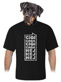 unisex tričko oversized