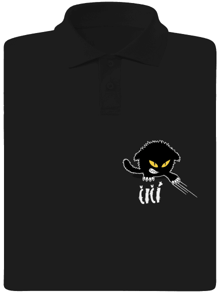 Čičina pánská polokošile Black