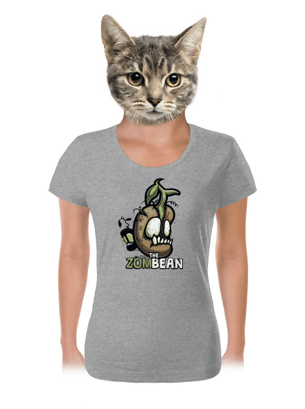 Zombean dámské tričko Dark Gray Melange