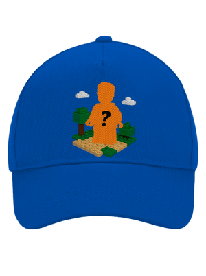 Lego postava z vlastní fotky kšiltovka baseballka Bright Royal