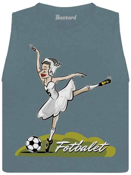 Fotbalet dámské tílko volné Heather Deep Teal