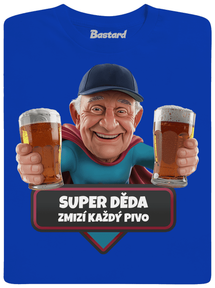 Super děda pánské tričko Royal Blue