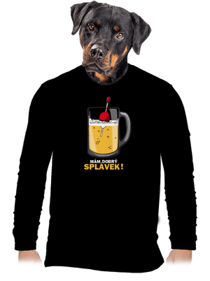 Splávek pánské dlouhý rukáv Black