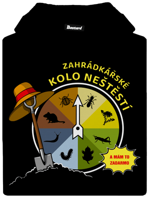 Kolo neštěstí dámská mikina klokanka Black