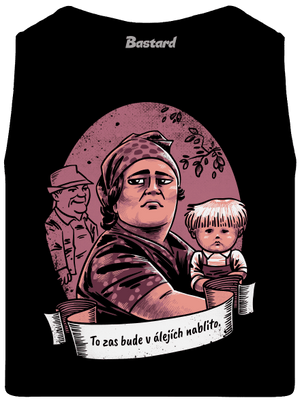 B14: Slavnosti sněženek pánské tílko Black