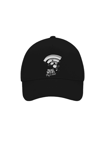 Padá wi-fi kšiltovka baseballka Black