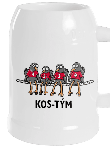 Kos-tým půllitr White