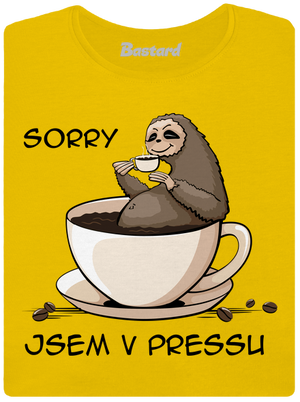 V pressu dámské tričko Yellow