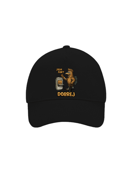 Jsem dobrej kšiltovka baseballka Black