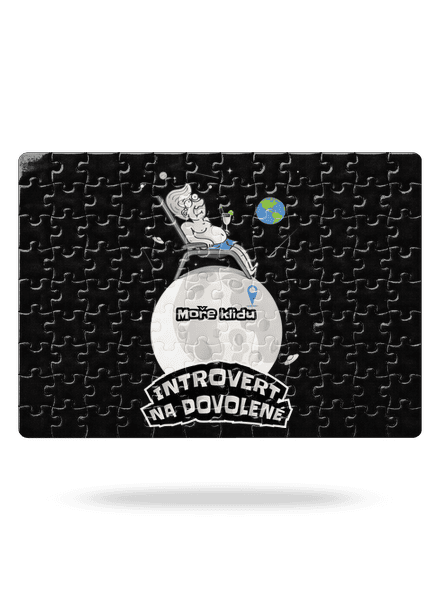 Introvert na dovolené puzzle White