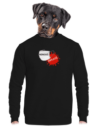 unisex mikina bez kapuce