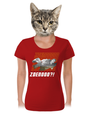 B18: Bába pod kořenem dámské tričko Red Mal