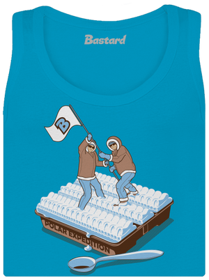 Polární expedice dámské tílko klasické Blue Atol