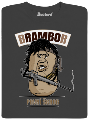 Brambor pánské dlouhý rukáv Dark Grey