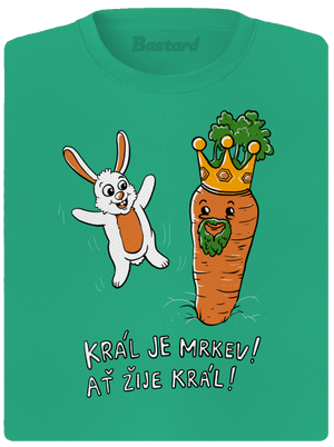 Král je mrkev, ať žije král dámské sportovní tričko Mint Mal