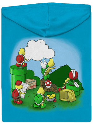 Jak se staví nový level? dámská mikina na zip Blue Atol