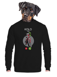 unisex mikina bez kapuce