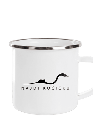 Najdi kočičku plecháček White